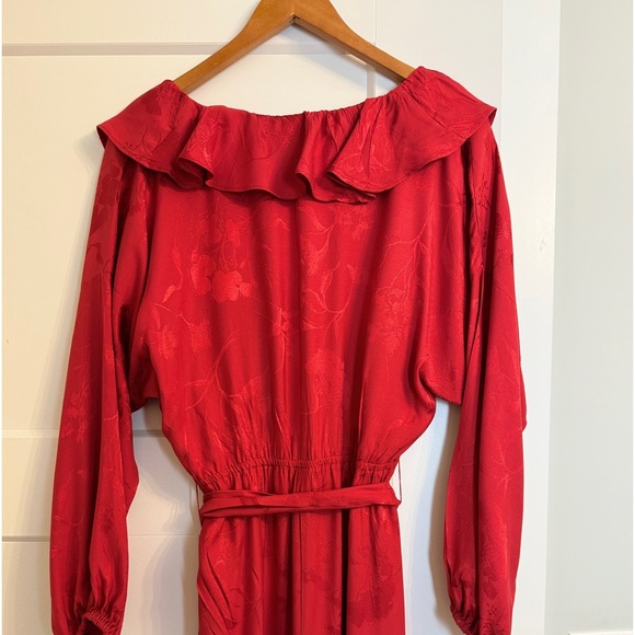 H&M Maxi Dress Red Floral - Picture 7 of 7